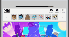 Desktop Screenshot of m.cartoonnetworkindia.com