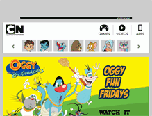 Tablet Screenshot of cartoonnetworkindia.com